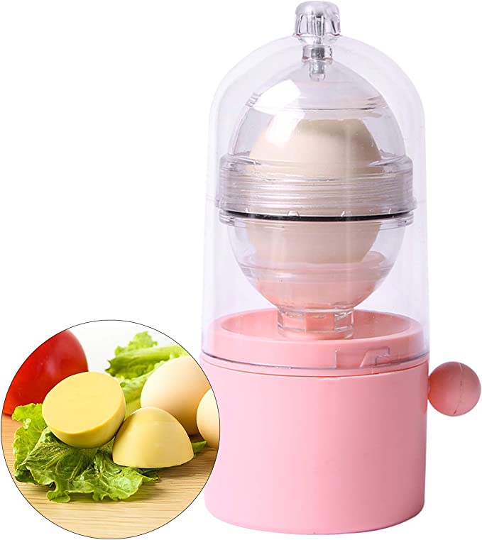 Portable Egg Scrambler Shaker Golden Egg Maker with Slicer