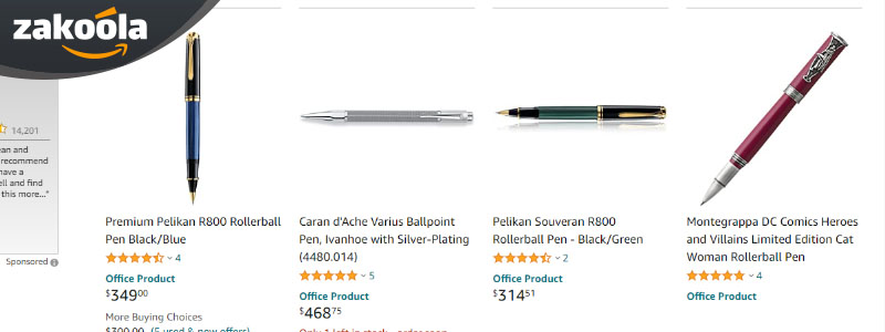 خرید برندهای برتر قلم در آمازون